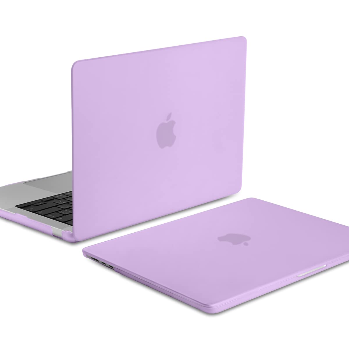 Cases & Skins: Suitable for  2023 2022 MacBook Air 13 inch case M2 Model A2681 Hard Shell Case Keyboard Cover Purple