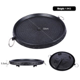 BBQ Tools: Korean BBQ Grill Pan Non-Stick Smokeless Stovetop BBQ Grill Plate Indoor Outdoor