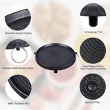 BBQ Tools: Korean BBQ Grill Pan Non-Stick Smokeless Stovetop BBQ Grill Plate Indoor Outdoor