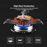BBQ Tools: Korean BBQ Grill Pan Non-Stick Smokeless Stovetop BBQ Grill Plate Indoor Outdoor
