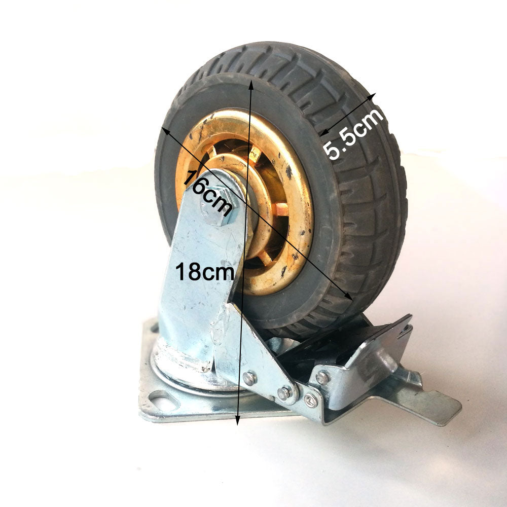 Utility Trolleys: 6" 150mm Heavy Duty Industrial Swivel Caster Wheels Caster Wheel Castor 250kg Trolley