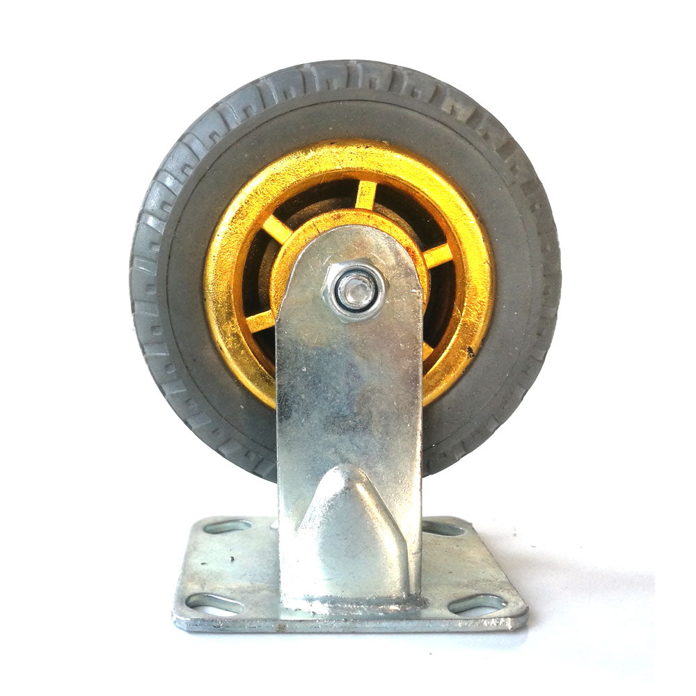 Utility Trolleys: 6" 150mm Heavy Duty Industrial Fixed Caster Wheels Caster Wheel Castor 250kg Trolley