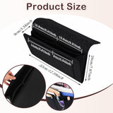 Bookcases & Shelves: Bed Organiser Bedside Caddy Sofa Organiserd Book Magazines Organiser Black