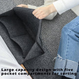 Bedside Tables: Bed Organiser Bed Caddy Sofa Organiser Bedside Organiser Book Magazines Organiser Dark Grey