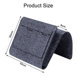 Bedside Tables: Bed Organiser Bed Caddy Sofa Organiser Bedside Organiser Book Magazines Organiser Dark Grey