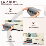Bedside Tables: Bed Organiser Bed Caddy Sofa Organiser Bedside Organiser Book Magazines Organiser Grey