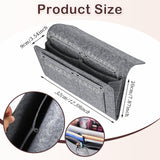 Bedside Tables: Bed Organiser Bed Caddy Sofa Organiser Bedside Organiser Book Magazines Organiser Grey