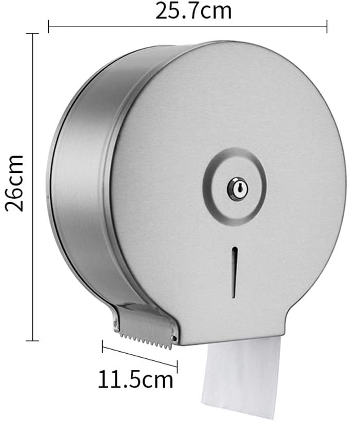 Toilet Paper Holders: Commercial Restaurant Stainless Steel Toilet Paper Tissue Holder Dispenser Chrome