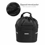 Cat Carriers & Crates: Bike Basket Folding Cat Dog Carrier Bicycle Handlebar Bag Quick Release Detachable Storage Basket