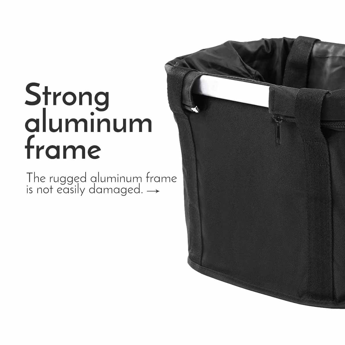 Cat Carriers & Crates: Bike Basket Folding Cat Dog Carrier Bicycle Handlebar Bag Quick Release Detachable Storage Basket