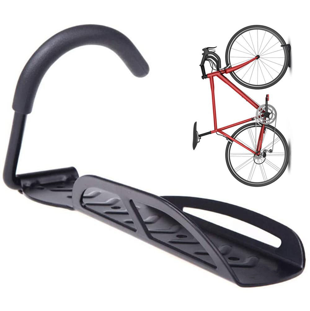 Clothing & Wardrobe Storage: 1x Bike Rack Garage Wall Mount Hanger Hooks Storage Bicycle Vertical for Indoor Shed with Screws