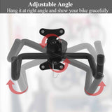 Bicycle Stands & Storage: Black Storage Bicycle Wall Mount Wall Hook Bike Wall Rack Space Saving Bike Storage Bracket
