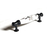 Kitchen & Bathroom DIY: Ceramics Kitchen Cabinet Handles Bar Drawer Handle Pull black 128mm