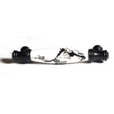 Kitchen & Bathroom DIY: Ceramics Kitchen Cabinet Handles Bar Drawer Handle Pull black 128mm
