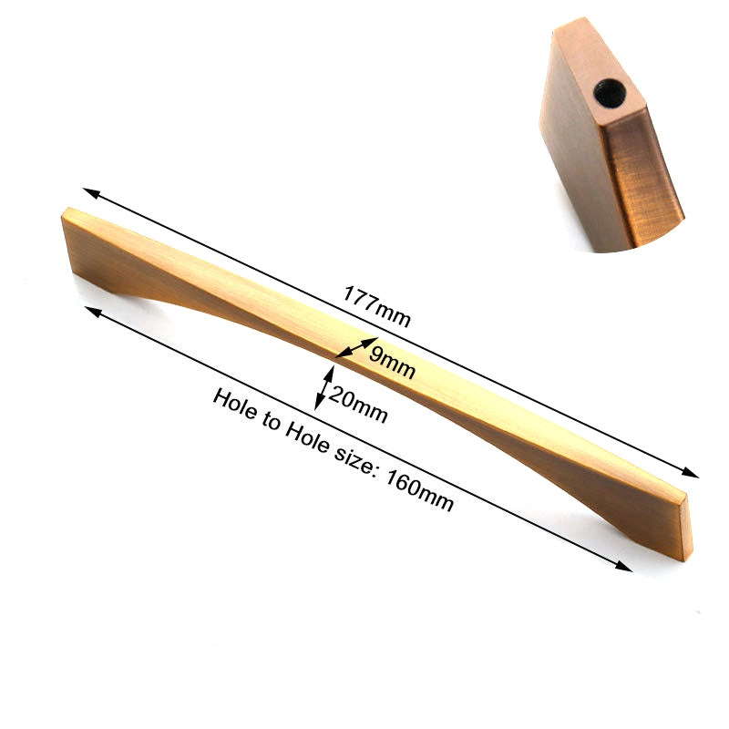 Door Hardware: Door Kitchen Cabinet Handles Drawer Bar Handle Pull 160MM
