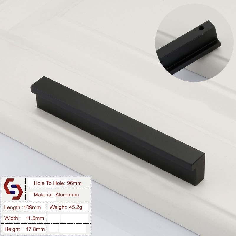 Door Hardware: Zinc Kitchen Cabinet Handles Drawer Bar Handle Pull 96mm