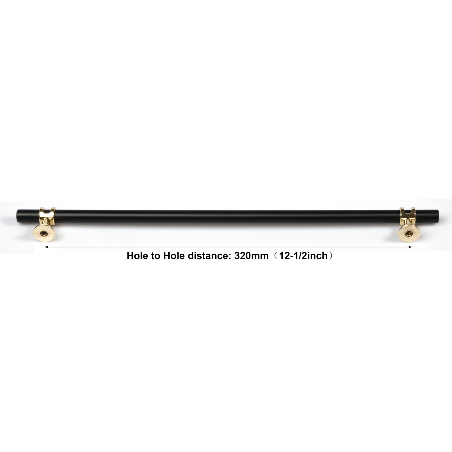 Kitchen & Bathroom DIY: Luxury Design Kitchen Cabinet Handles Drawer Bar Handle Pull Black 320mm