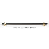 Kitchen & Bathroom DIY: Luxury Design Kitchen Cabinet Handles Drawer Bar Handle Pull Black 320mm