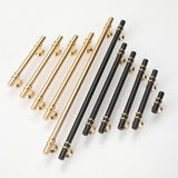 Kitchen & Bathroom DIY: Luxury Design Kitchen Cabinet Handles Drawer Bar Handle Pull Gold 128MM
