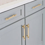 Kitchen & Bathroom DIY: Luxury Design Kitchen Cabinet Handles Drawer Bar Handle Pull Gold 128MM