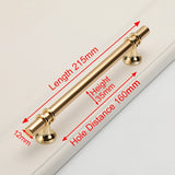 Kitchen & Bathroom DIY: Luxury Design Kitchen Cabinet Handles Drawer Bar Handle Pull Gold 160MM