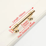 Kitchen & Bathroom DIY: Luxury Design Kitchen Cabinet Handles Drawer Bar Handle Pull Gold 96MM