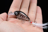 Fishing Tackle: 5x 4.5cm Popper Crank Bait Fishing Lure Lures Surface Tackle Saltwater
