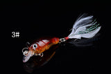 Fishing Tackle: 5x 4.5cm Popper Crank Bait Fishing Lure Lures Surface Tackle Saltwater