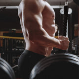 Gym Equipment & Accessories: Single Grip Tricep PullDown Rope Cable Attachment Pull Down Rope Tricep Rope Pully