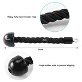 Gym Equipment & Accessories: Single Grip Tricep PullDown Rope Cable Attachment Pull Down Rope Tricep Rope Pully