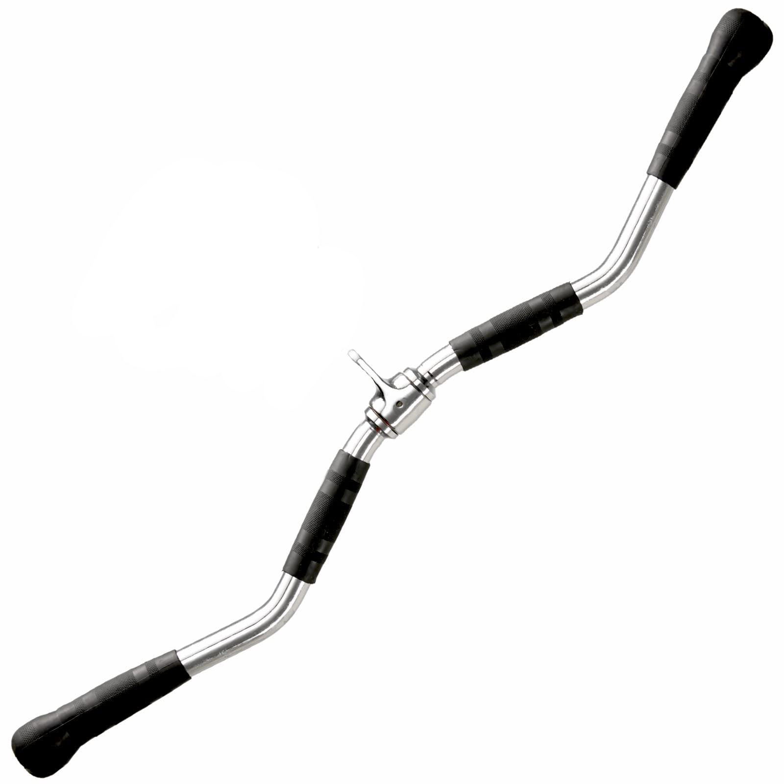 Gym Equipment & Accessories: 75cm Tricep Press Pulldown Bar Cable Machine Revolving LAT Pull down Bar Rotating Curl Bar