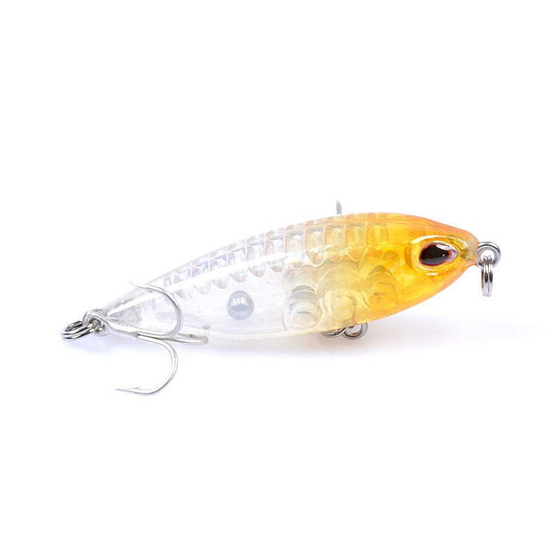 Fishing Tackle: 8x Pencil minnow 4.8cm Fishing Lure Lures Surface Tackle Fresh Saltwater