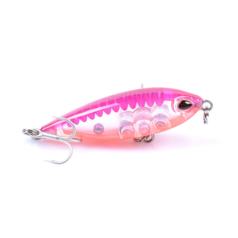Fishing Tackle: 8x Pencil minnow 4.8cm Fishing Lure Lures Surface Tackle Fresh Saltwater