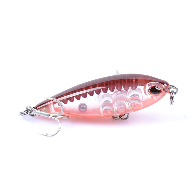 Fishing Tackle: 8x Pencil minnow 4.8cm Fishing Lure Lures Surface Tackle Fresh Saltwater