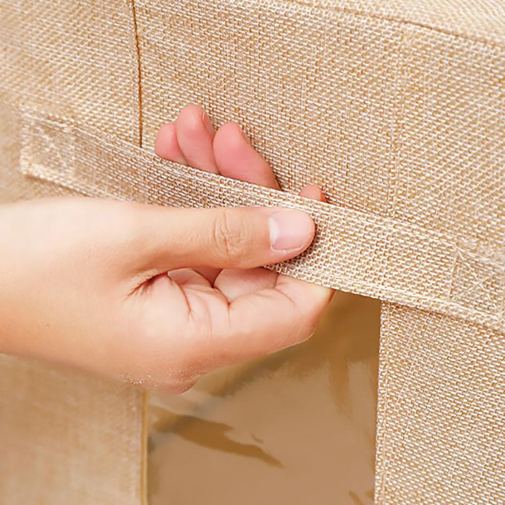 Clothing & Wardrobe Storage: 24L Cloth Storage Box Closet Organizer Storage Bags Clothes Storage Bags Wardrobe Organizer Idea CREAM
