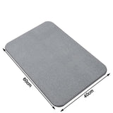 60cm*40cm Diatomaceous Earth Bath Mat, Nonslip Absorbent - Fast Drying Bathroom Floor Shower Mats Anti-Slip Mat