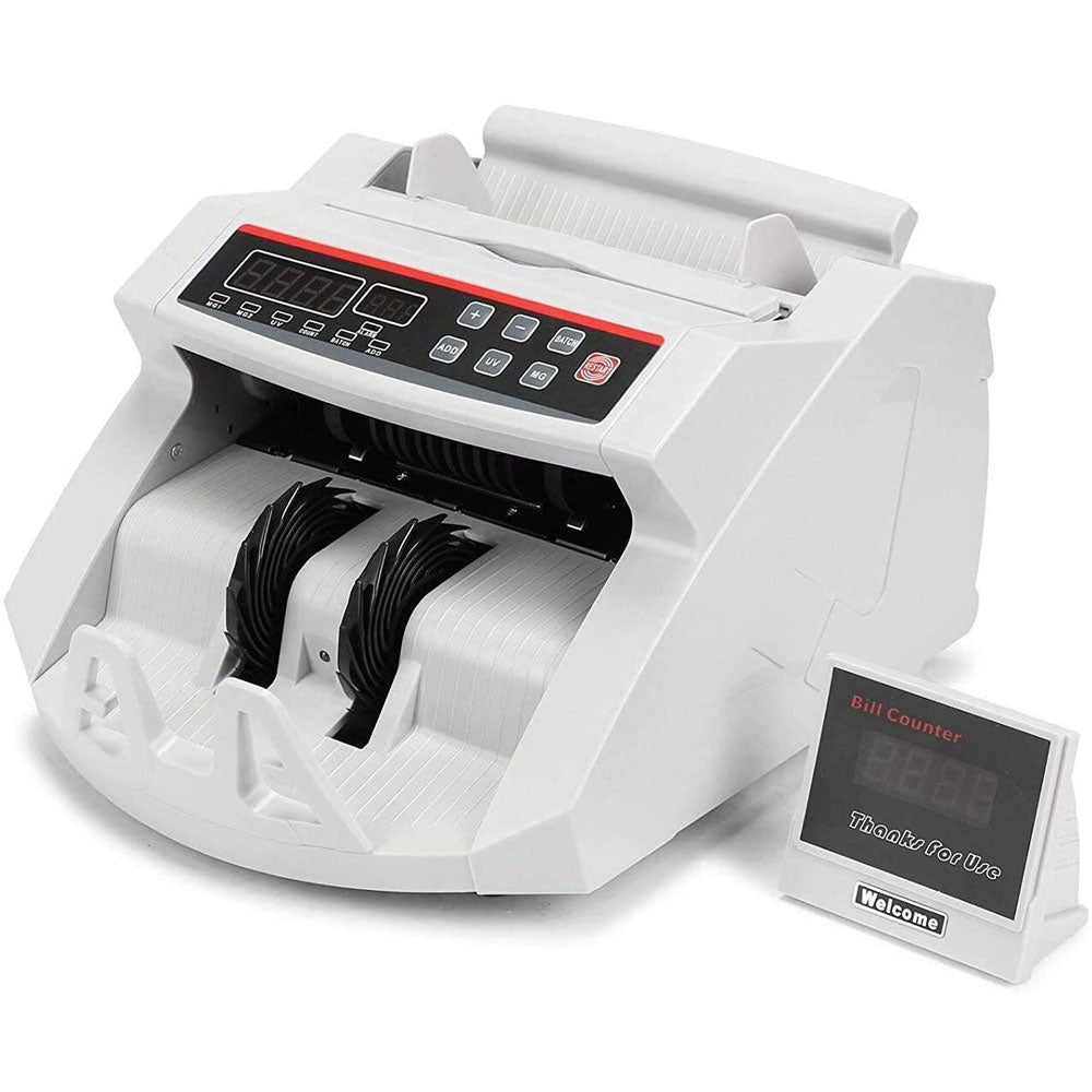Calculators: Australian Money Bill Note Counter Counterfeit UV/MG/IR Detector Machine Auto Counting