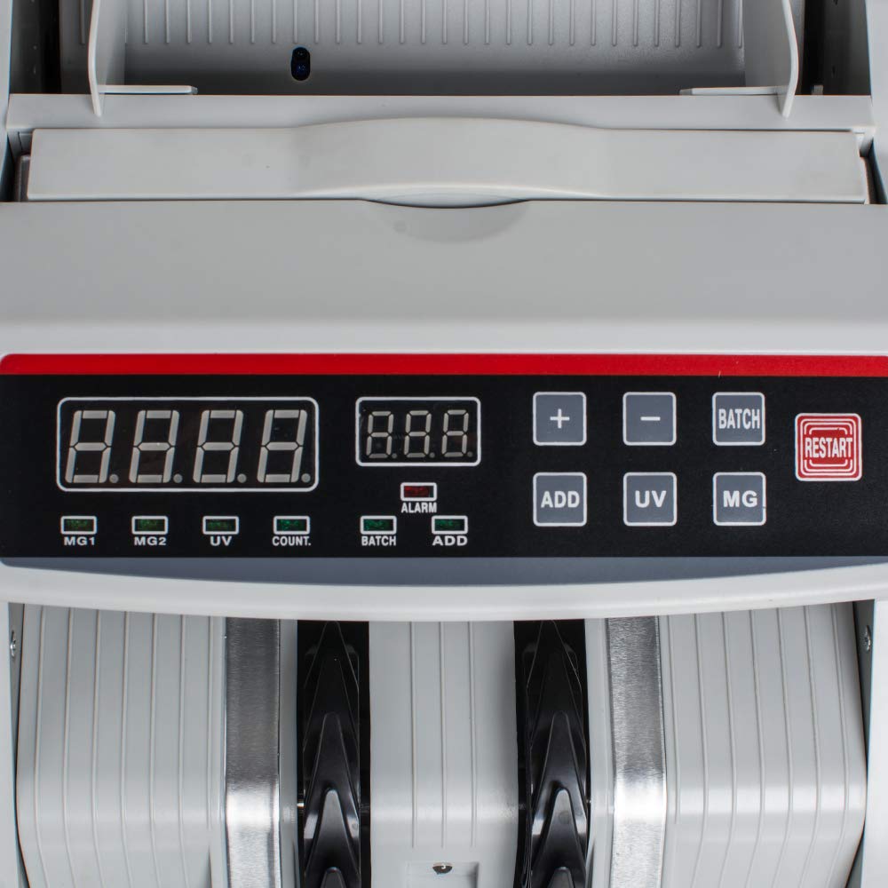 Calculators: Australian Money Bill Note Counter Counterfeit UV/MG/IR Detector Machine Auto Counting