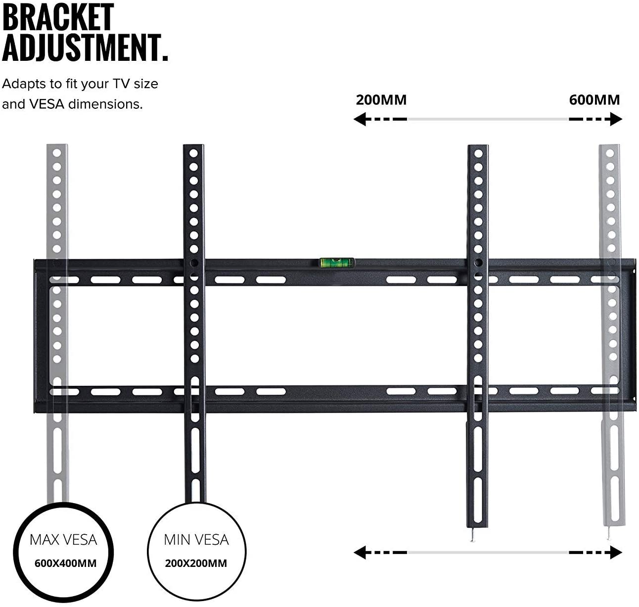 TVs & Accessories: 32-70 Inch Fixed TV Wall Mount Bracket TV Bracket Wall Mount up to 75KG