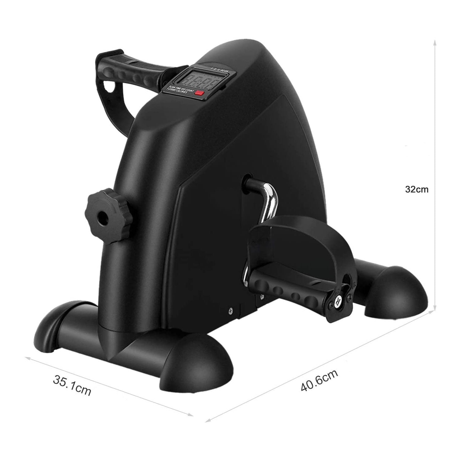 Exercise Bikes: Mini Exercise Bike Pedal Exerciser Resistance Cycle Trainer Indoor Home Gym
