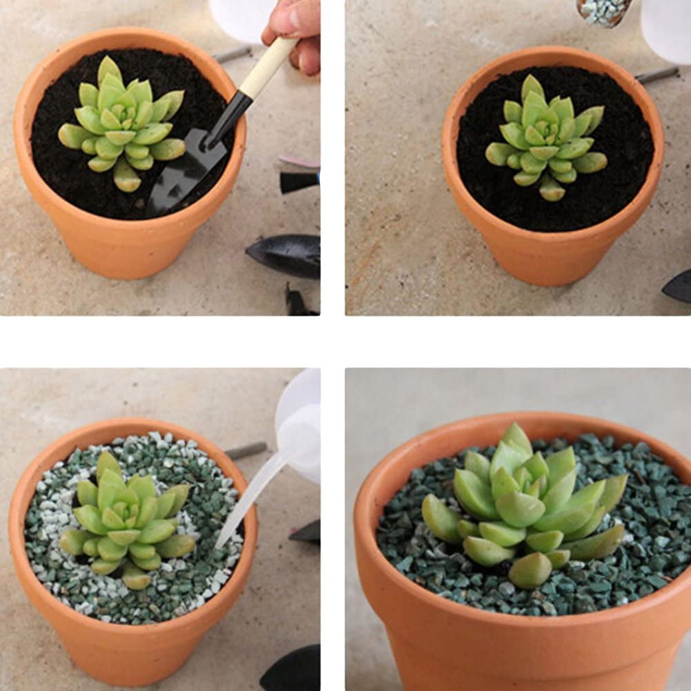 Pots, Planters & Accessories: 10x 5cm Flower Pot Pots Clay Ceramic Plant Drain Hole Succulent Cactus Nursery Planter