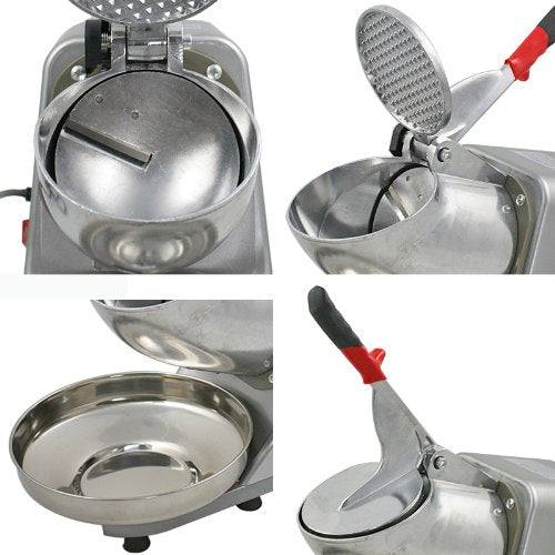 Speciality Appliances: 300W Electric Ice Crusher Shaver StainlessSteel Blade Cone Maker Kitchen machine