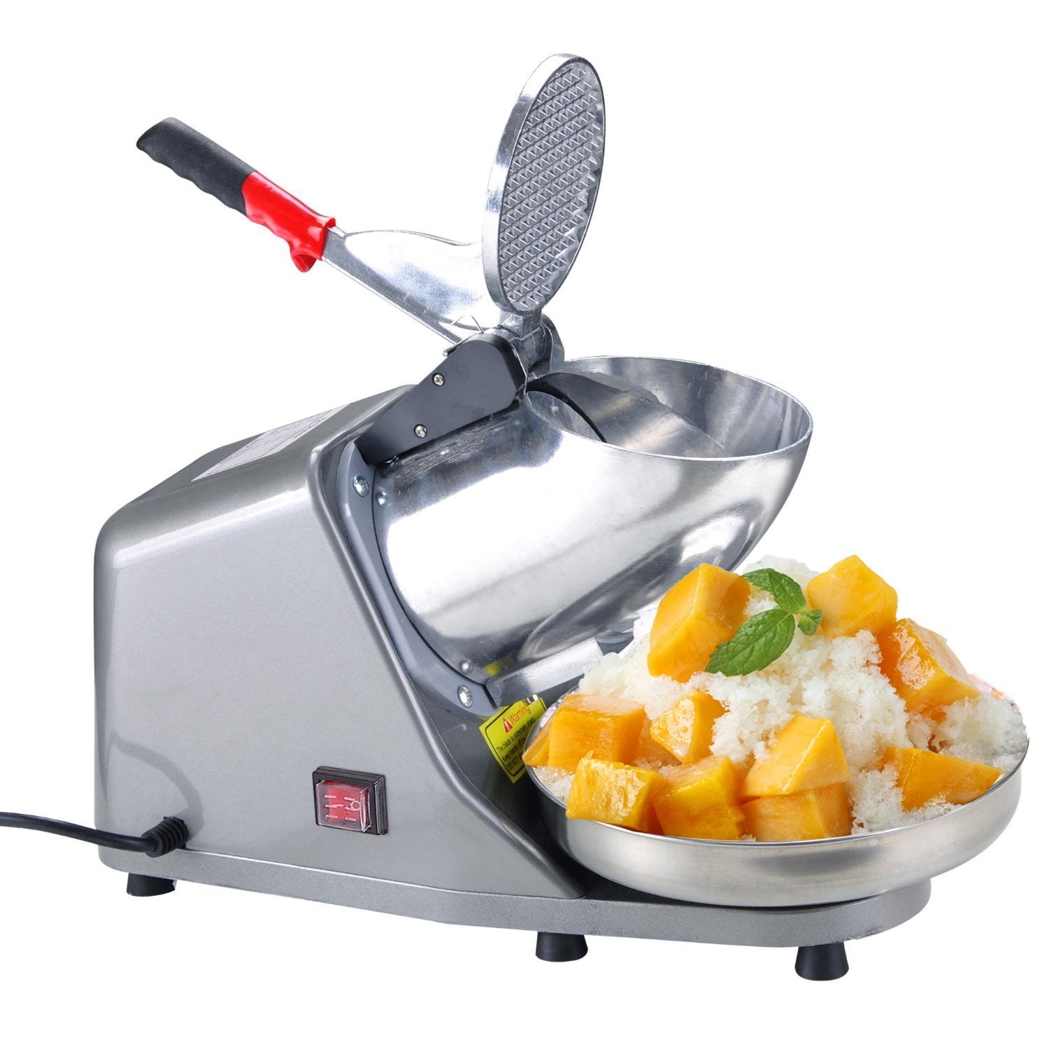 Speciality Appliances: 300W Electric Ice Crusher Shaver StainlessSteel Blade Cone Maker Kitchen machine
