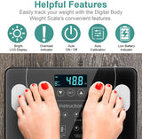 Bathroom Scales: LCD Scales Body Weight Bathroom Bath room Body Fat Gym Fitness Scale BMI BMR