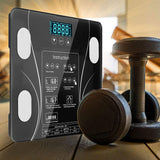 Bathroom Scales: LCD Scales Body Weight Bathroom Bath room Body Fat Gym Fitness Scale BMI BMR