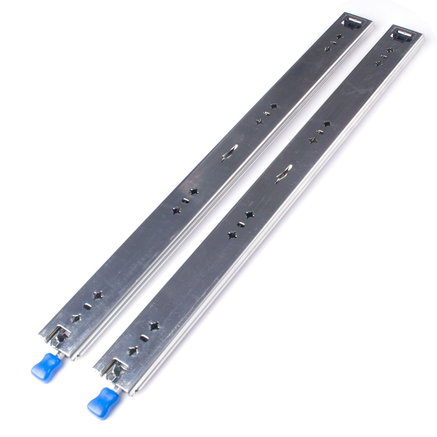 Beds & Bed Frames: 26in Pair 150KG Heavy Duty Drawer Slides Rails Runners Locking Ball Bearing