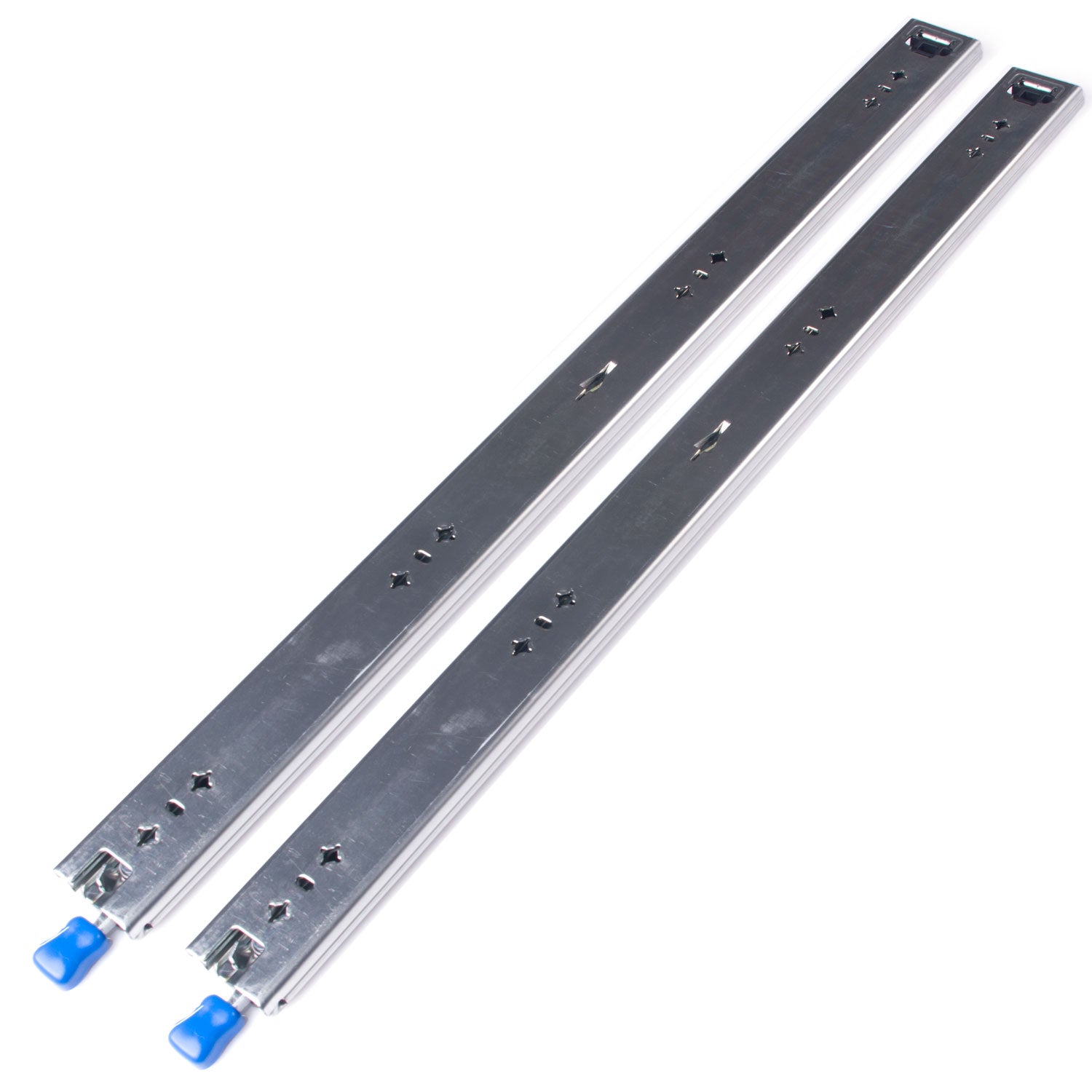 Beds & Bed Frames: 28in Pair 150KG Heavy Duty Drawer Slides Rails Runners Locking Ball Bearing