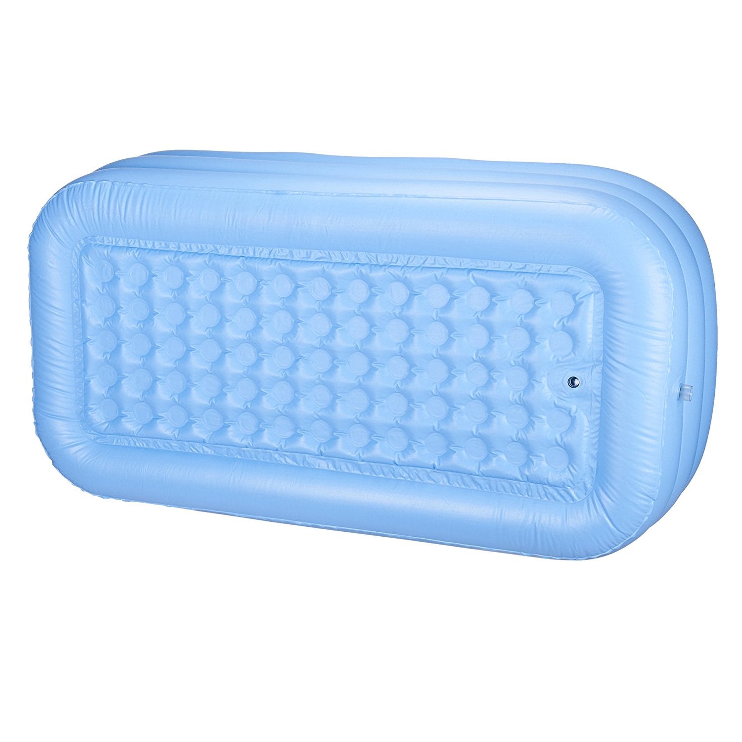 Pool Toys & Inflatables: Foldable Portable Inflatable Blowup PVC Bath Tub Home Indoor Travel Spa Relaxing