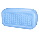 Pool Toys & Inflatables: Foldable Portable Inflatable Blowup PVC Bath Tub Home Indoor Travel Spa Relaxing