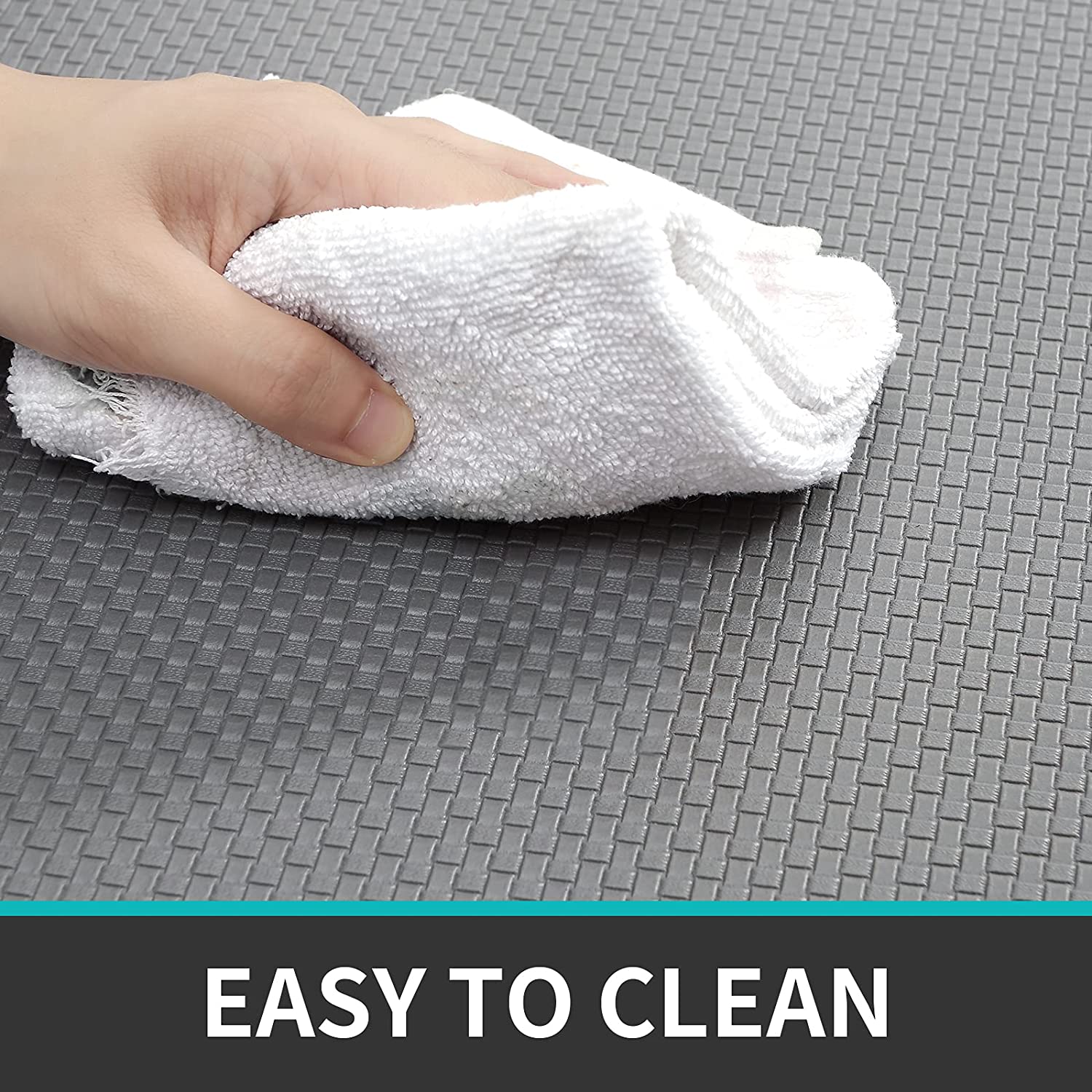Table & Bar Stools: 150cm Kitchen Anti-Skid Anti Fatigue Pu Leather Floor mat, Kitchen Rug
